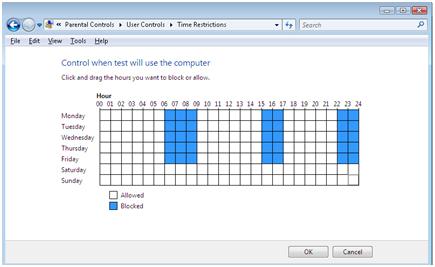 Time Restrictions